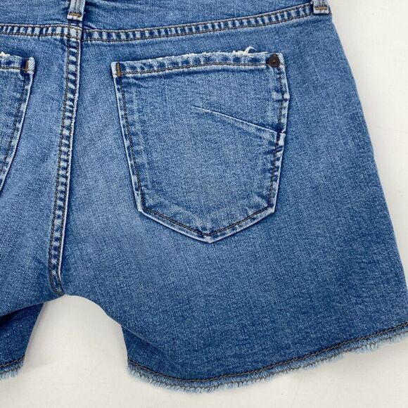 James Jeans Shorty High Rise Denim Cut Off Jean Shorts Raw Hem 3" Size 26 - Picture 11 of 14